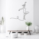 Gymnastics Outline Wall Sticker