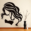 Hair Salon Hairdresser Wall Sticker - Mod4
