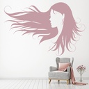 Hair Salon Hairdresser Wall Sticker - Mod3