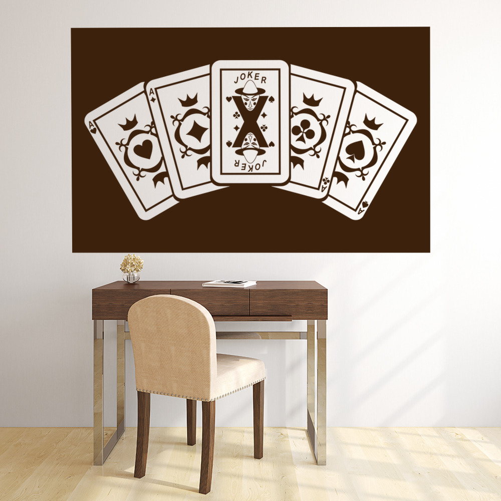 Joker Card Card Games Poker Wall Sticker