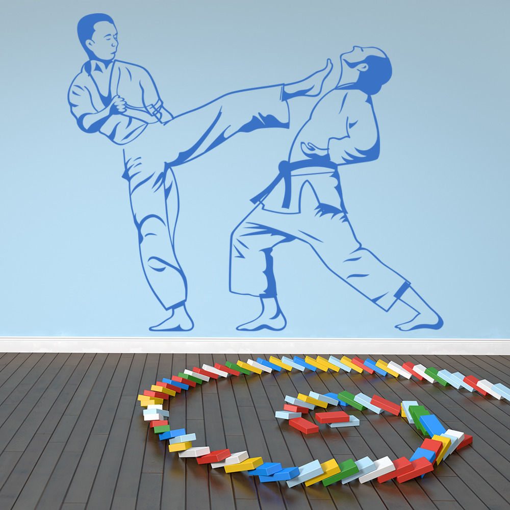 Judo Karate Martial Arts Wall Sticker