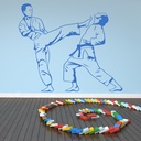Judo Karate Martial Arts Wall Sticker