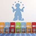 Juggling Clown Circus Wall Sticker