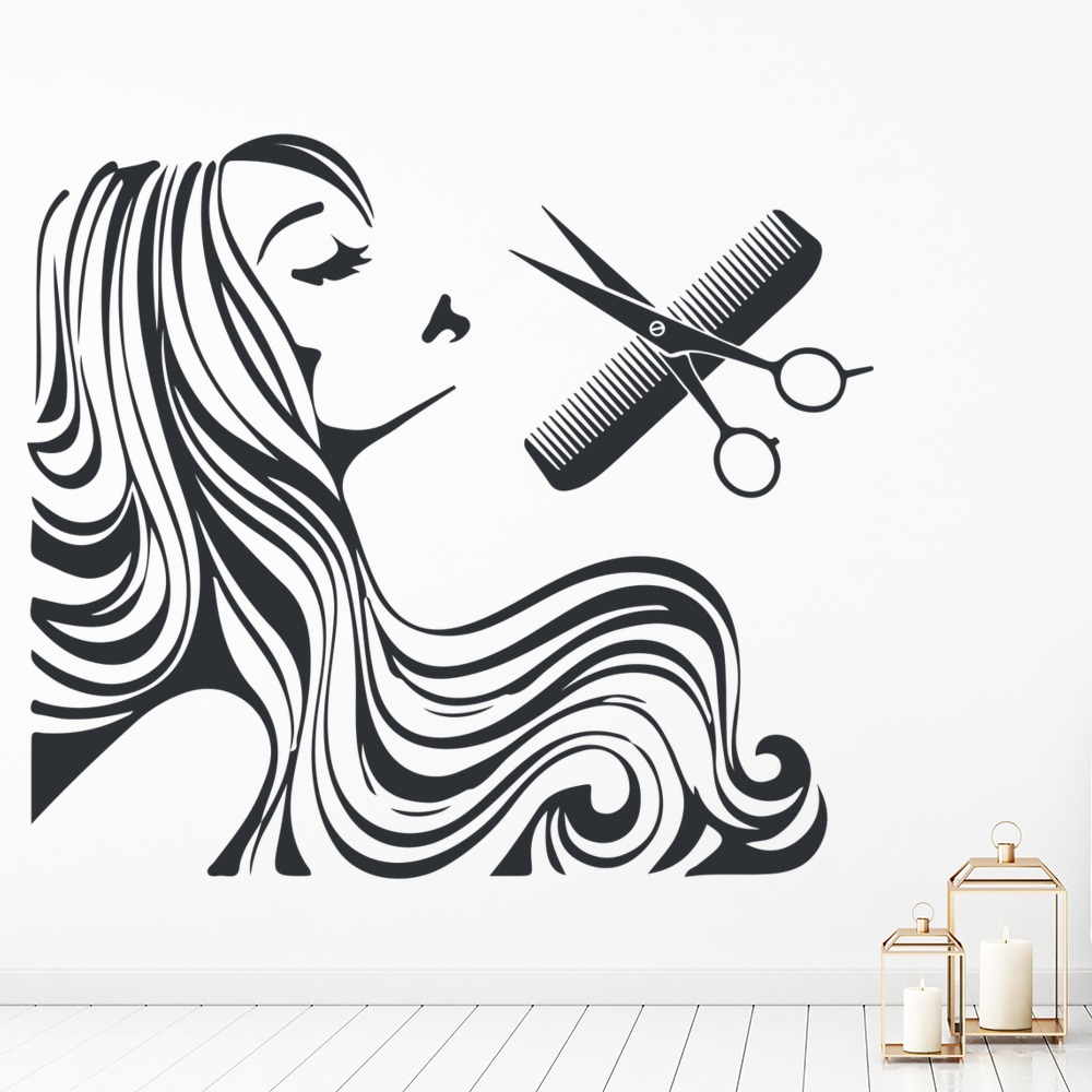Hair Salon Wall Decal Wall Sticker