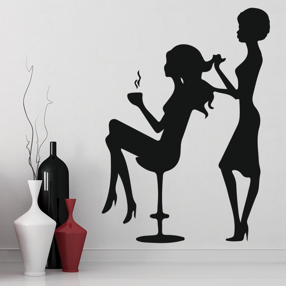 Hairdresser Salon Wall Sticker