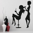 Hairdresser Salon Wall Sticker