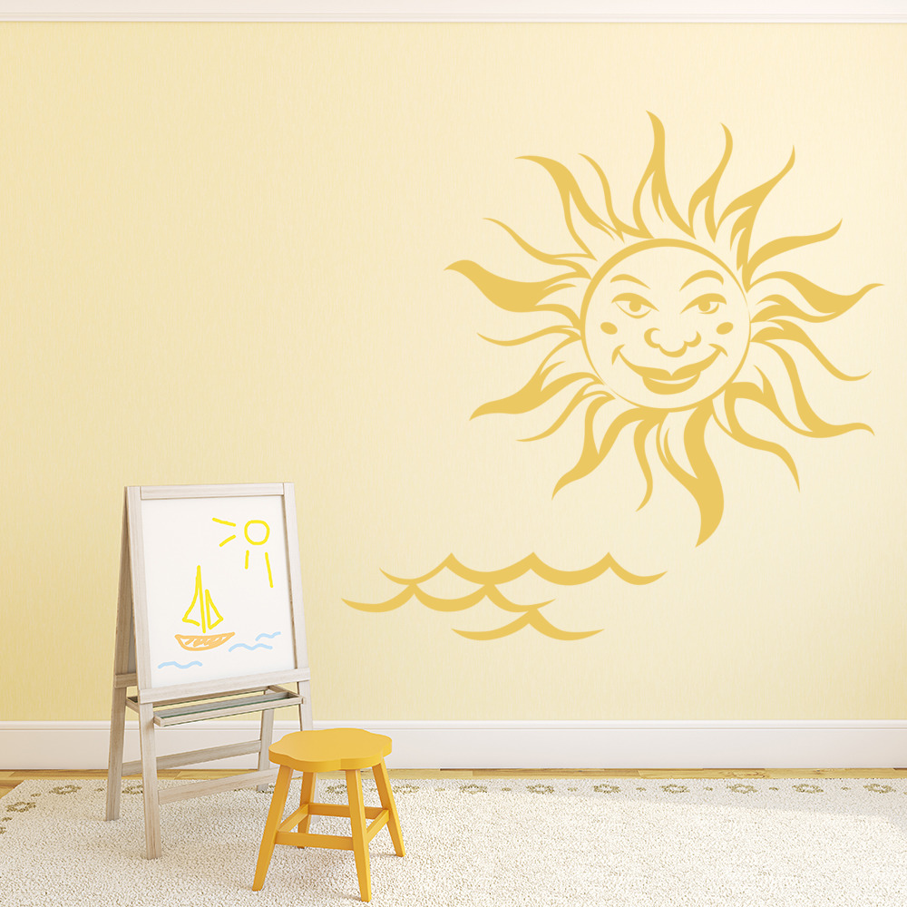 Happy Sunshine Seaside Wall Sticker