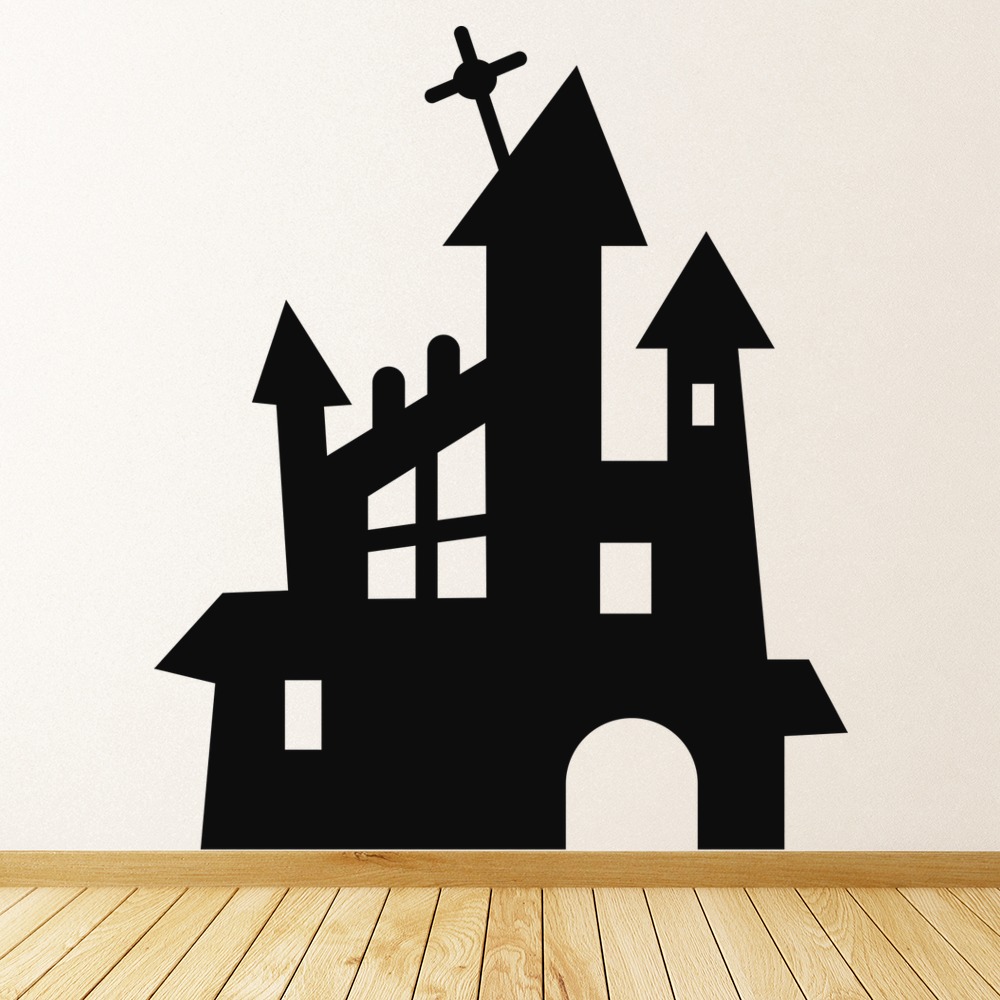 Haunted Castle Halloween Wall Sticker