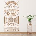 Have Faith Inspirational Quote Wall Sticker