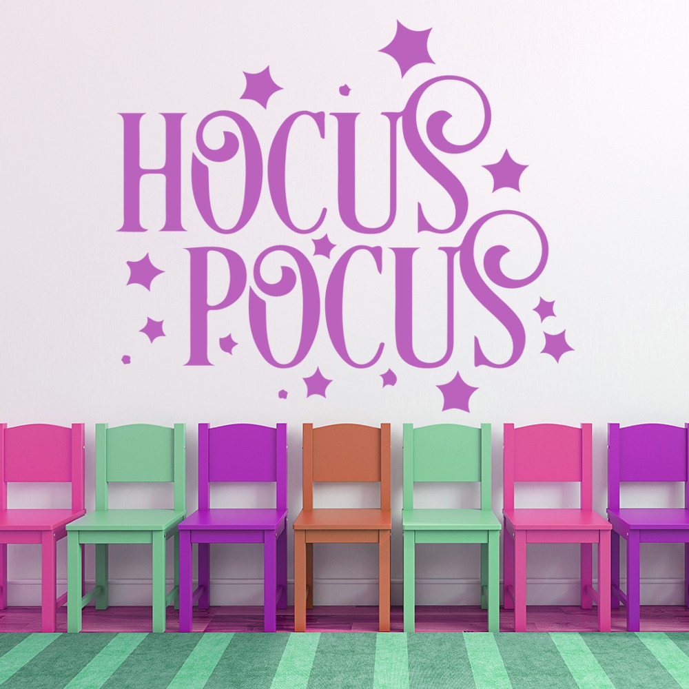 Hocus Pocus Magic Halloween Wall Sticker