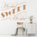 Home Sweet Home Family Quote Wall Sticker - Mod9