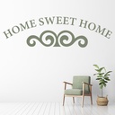 Home Sweet Home Family Quote Wall Sticker - Mod1
