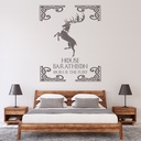 House Baratheon Game Of Thrones Wall Sticker