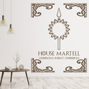 House Martell Game Of Thrones Wall Sticker