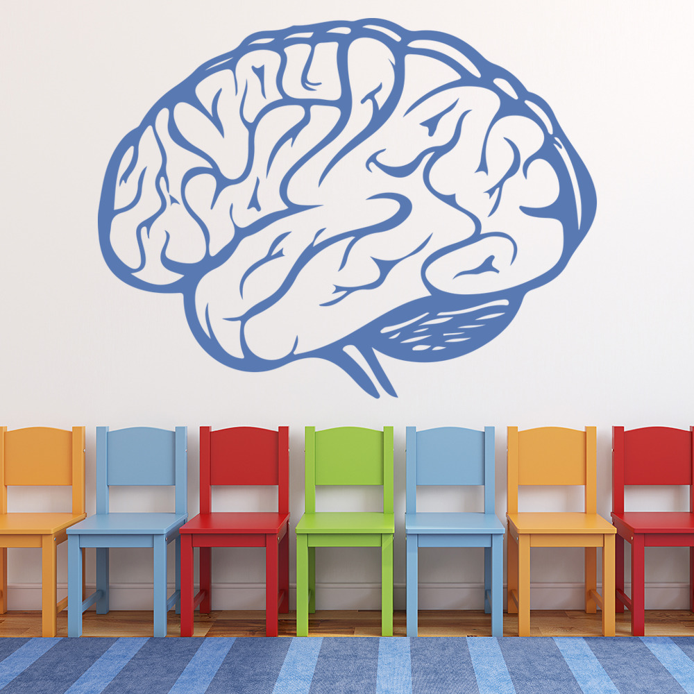 Human Brain Science Wall Sticker