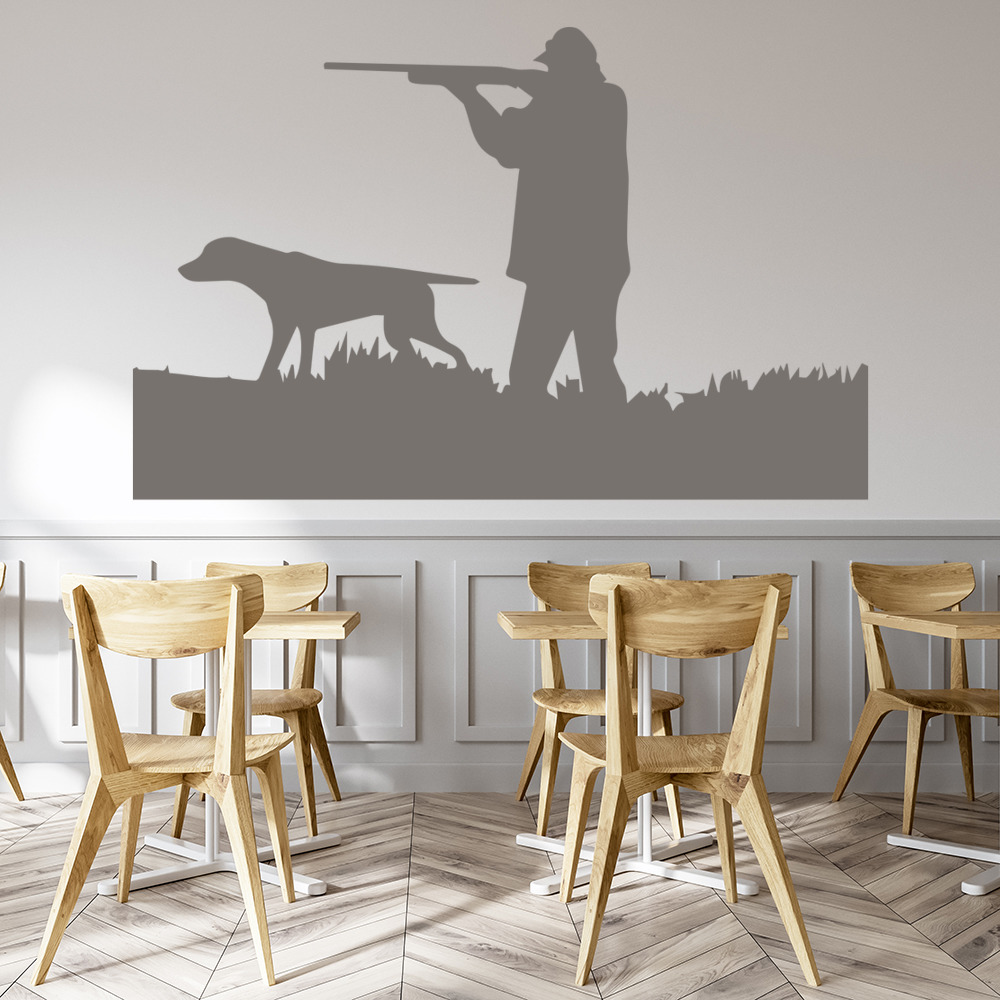 Hunting Dog Wall Sticker