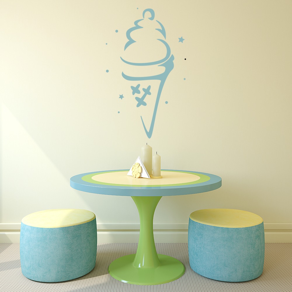 Ice Cream Kitchen Cafe Wall Sticker - Mod8