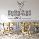 Ice Cream Sundaes Kitchen Quotes Wall Sticker