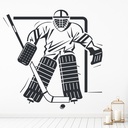 Ice Hockey Goalkeeper Wall Sticker