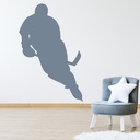Ice Hockey Player Wall Sticker - Mod3