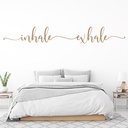 Inhale Exhale Yoga Studio Decor Wall Sticker
