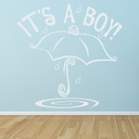 It's a Boy Baby Shower Wall Sticker