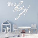 Its A Boy! Nursery Quote Wall Sticker