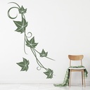 Ivy Vine Leaves Floral Swirl Wall Sticker