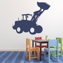 JCB Digger Construction Wall Sticker - Mod1