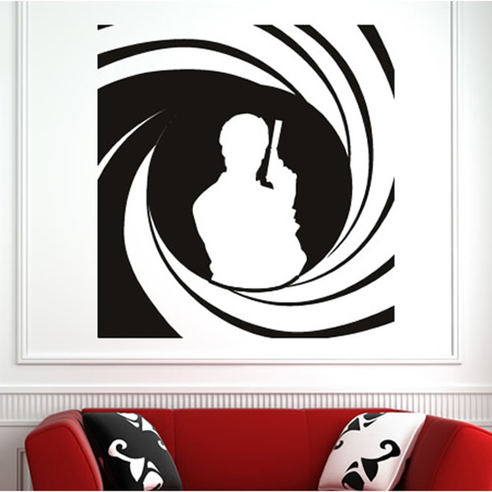 James Bond 007 Movies Film Wall Sticker