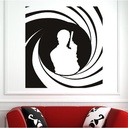 James Bond 007 Movies Film Wall Sticker