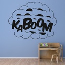 Kaboom Cloud Comic Book Wall Sticker