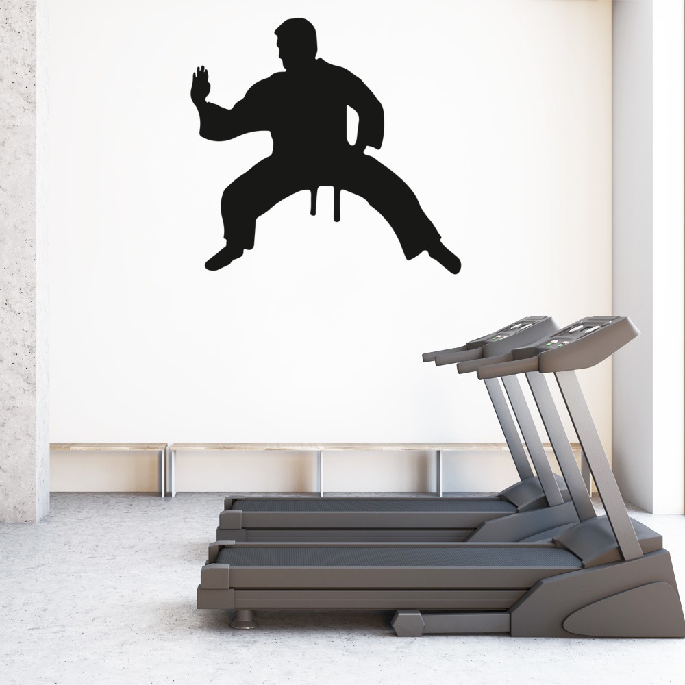Karate Block Martial Arts Wall Sticker