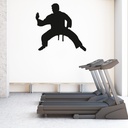 Karate Block Martial Arts Wall Sticker