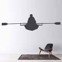 Kayak Rower Rowing Wall Sticker