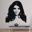 Kim Kardashian Reality TV Wall Sticker