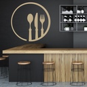 Knife Fork Spoon Cutlery Kitchen Wall Sticker