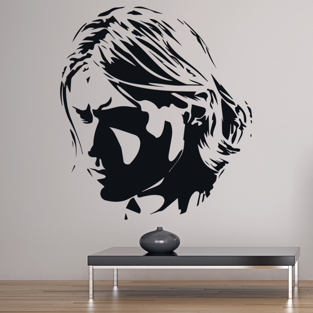 Kurt Cobain Rock Music Nirvana Wall Sticker