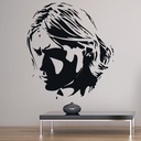 Kurt Cobain Rock Music Nirvana Wall Sticker