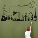 Lab Experiment Science Classroom School Wall Sticker