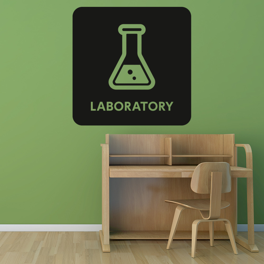 Laboratory Test Tube, Science Wall Sticker