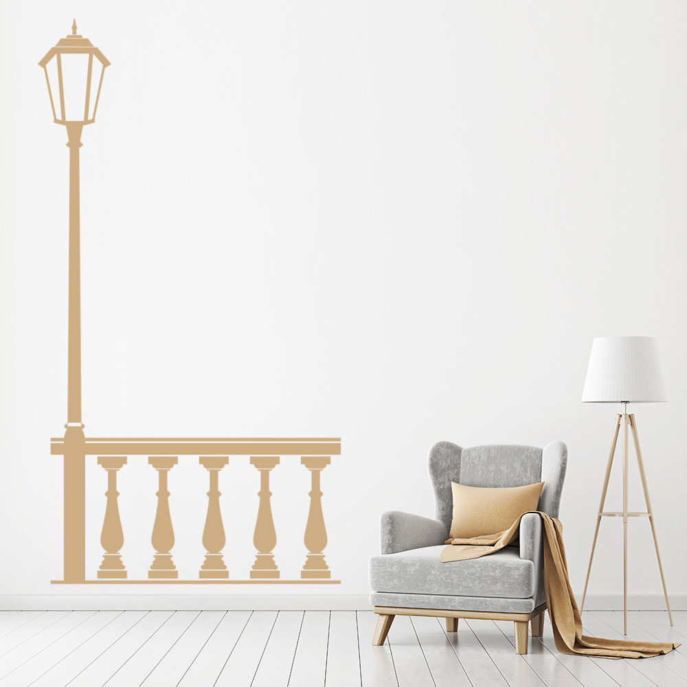 Lamp Post Kitchen Wall Sticker