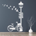 Lamp Post Signpost City Travel Wall Sticker