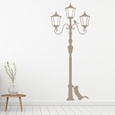 Lampost Cat Wall Sticker