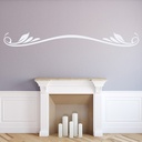 Leaf Border Decorative Headboard Wall Sticker