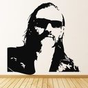 Lemmy Kilmister Motorhead Wall Sticker - Mod5