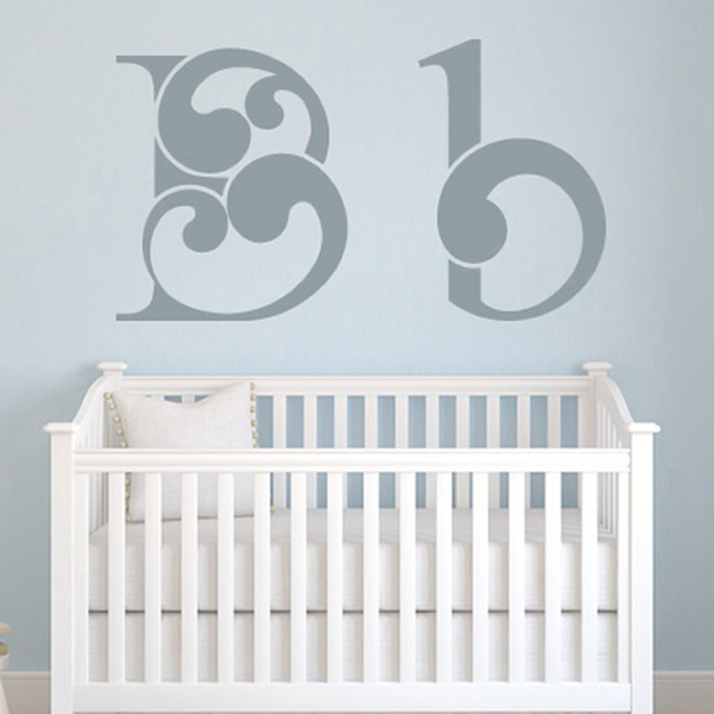 Letter B Alphabet Nursery Wall Sticker
