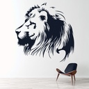 Lion Portrait African Animals Wall Sticker - Mod6