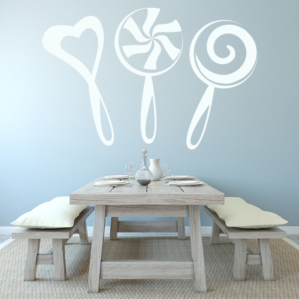 Lollipops Candy Sweets Wall Sticker