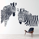 Looking At You Zebra Safari Wall Sticker